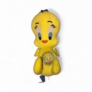 Warner Bros. Bright Yellow Vintage Tweety Bird Plush from 1971